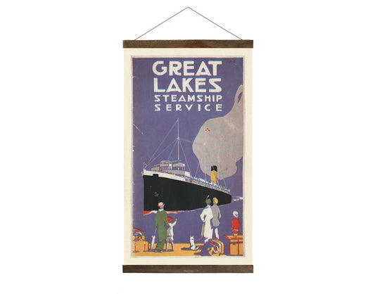 Great Lakes Steamship Service Vintage Ad