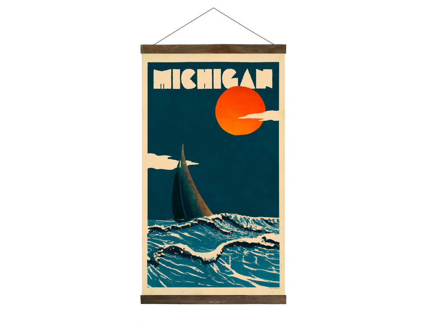 Michigan Retro Sailboat
